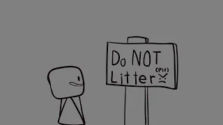 Don't Litter Please | A Roblox Animation