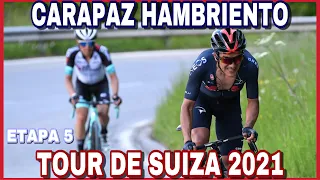 RESUMEN ETAPA 5 ➤ TOUR DE SUIZA 2021 🇨🇭 Llega el Terreno de CARAPAZ