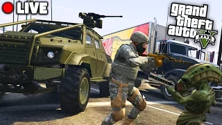 GTA 5 MILITÄR vs ALIENS - ALIEN INVASION! - Deutsch - Grand Theft Auto V Militär Live