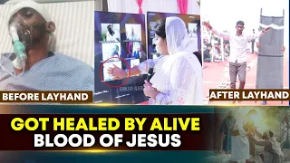 GOT HEALED BY ALIVE BLOOD OF JESUS || LAYHAND BY PASTOR SONIA YOSEPH NARULA || Anugrah TV