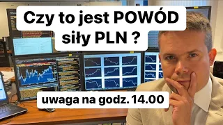 🤔 Czy To Jest Główny Powód Siły Złotego? Bądź Gotowy o Godz.14.00 🤔