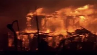 Raw Video: Six-alarm fire in wake of Hurricane Sandy