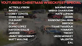 Simracing Youtubers Wreckfest Christmas Special - There Are No Rules