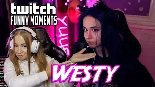 WESTY Смотрит Топ Моменты с Twitch | Своя Игра Между Стримершами | Кулак в Рот , Реакция