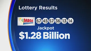 Winning numbers for $1.28 billion Mega Millions jackpot