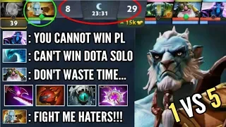 1v5 AND THEY THINK IS OVER But PL Prove Em Wrong! Never Give Up Epic Jukes Comeback WTF Dota 2