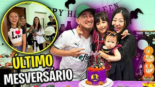 MOSTREI TUDO NO ÚLTIMO MESVERSÁRIO DA AYLA!!! TEMA HALLOWEEN (11°MESVERSÁRIO) | YU e FAMÍLIA