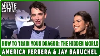 HOW TO TRAIN YOUR DRAGON: THE HIDDEN WORLD | America Ferrera & Jay Baruchel talk about the movie