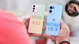 OnePlus Nord CE 2 vs VIVO V23 5G *Full Comparison* ⚡ Camera, Display & More