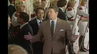 President Reagan at Palacio Do Planalto, Brazil on December 1, 1982