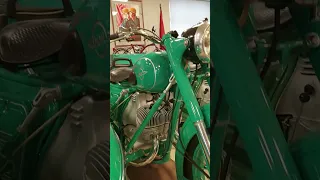 Old Soviet motorcycle. Izh Jupiter first generation