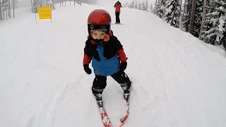 3 year old - first time skiing