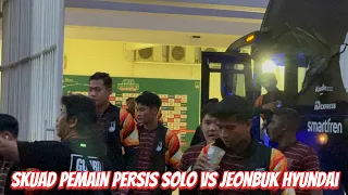 Inilah Skuad Pemain Persis Solo Memasuki Stadion Manahan | Persis vs Jeonbok Hyundai
