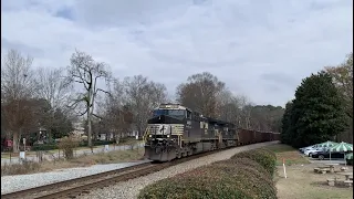 NS 4499 Leads 92Z (Herzog Train) Thru Norcross, GA 12/13/2022