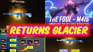 Finally Bgmi New Glacier Event Returns / Classic Crate Coupon / M416 Glacier -Akm Glacier -M416 FOOL