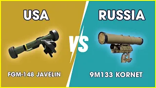 Who Wins!! US Javelin vs Russian Kornet: Which is a better anti-tank system? | Military Summary