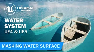Unreal Engine 5 (works in UE4) Mask water out of boat/ship hull
