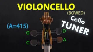 Cello Tuner - Standard Tuning (Bowed) (A=415)