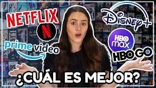 ¿CUÁL ES MEJOR? 👍🏼 Netflix vs. Disney Plus vs. Prime Video vs. HBO Max | ANDRU★