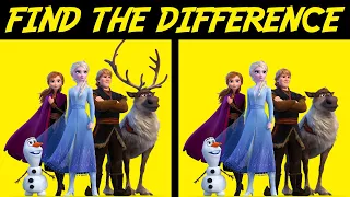 Find The Difference Frozen | Frozen Movie Puzzle | Eye Test Part 2
