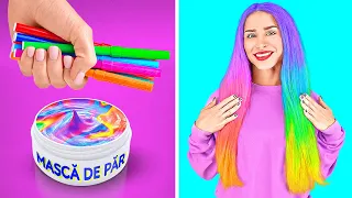 TRUCURI COOL, ÎN CULORILE CURCUBEULUI || Trucuri colorate, feminine și idei DIY, marca 123 GO Like!