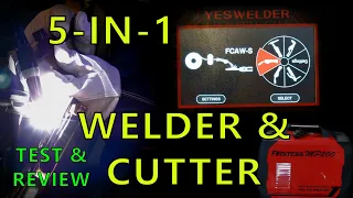 YesWelder Firstess™ MP200 5-In-1 Welder & Cutter : MIG, TIG, Flux-Core, MMA & Plasma Cutting Review