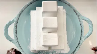 🏢🤍Breaking Baking Soda Buildings / Large Blocks Of All White Crispiness #bakingsodaasmr #crunchy