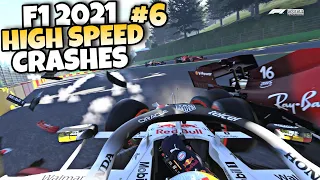 F1 2021 HIGH SPEED CRASHES #6