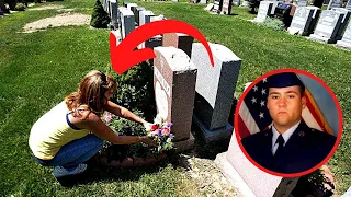 U.S. Veteran Soldier’s Mother Visits Her Dead Son, Realizes That His Grave Had A Mysterious Visitor!