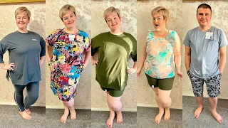 ЖАРКАЯ распаковка от Любимый Василёк! Примерка НОВИНОК одежды plus size и Ивановский Трикотаж! Влог