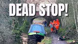 Living on A Canal Boat in Winter |Storms Stop Plans to get off the Canal! Ep.199