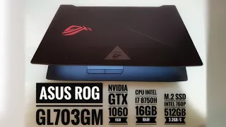 Review Asus ROG GL703GM - GTX 1060 6GB, 16GB RAM, i7 8750H, intel M.2 760p 512GB