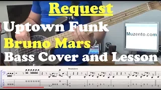 Uptown Funk - Bass Cover Request and Lesson