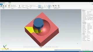 Tutorial MasterCam 2019 : Surface Hign Speed Toolpaths Finish Radial