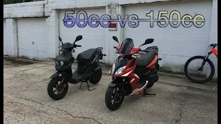 50cc vs 150cc scooter - Which one to buy?