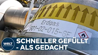 SCHÖNE ÜBERRASCHUNG: Gasspeicher zu 75 Prozent gefüllt - Erstes Speicherziel erreicht