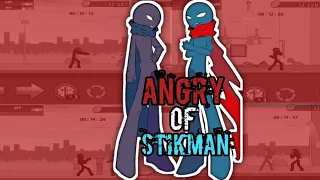 pertarungan antar  stikman . angry of stikman