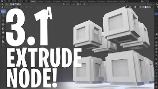 Blender 3.1 - Extrude Node is Here!