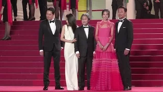 Director Park Chan-Wook and more attend the Premiere of The Handmaiden at the Cannes Film Festival