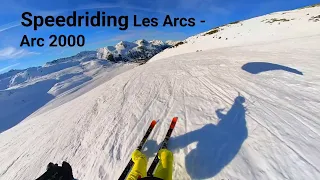 Speedriding Les Arcs - Arc 2000