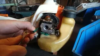 Small Engine Repair - Stihl FS 38 Carburetor Service -  Servis Rasplinjača - Sustav Dovoda Goriva