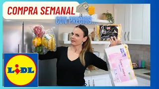 COMPRA SEMANAL LIDL 💸 CON PRECIOS 💸 1º COMPRA DEL MES¡¡¡ // FAMILIABOMBONASO