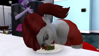 Pufferfish Nigiri Death - All three animations - The Sims 4