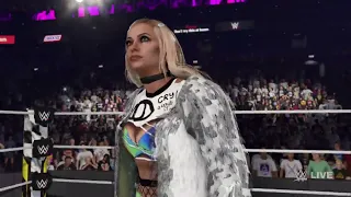 WWE 2K24 Liv Morgan vs Asuka Vs Charlotte Flair Women’s World Champion Triple Threat