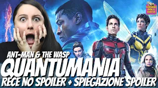 ANT-MAN AND THE WASP QUANTUMANIA: RECENSIONE NO SPOILER + SPIEGAZIONE SPOILER + SCENE POST CREDITS