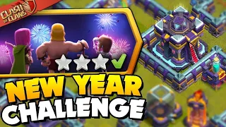 Easily 3 star the happy new year 2023 challenge (clash of clan)