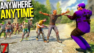 Slicing Through Surprise Hordes! ( + New Setup Reveal)- 7 Days to Die: Anywhere, Anytime! - Day 10