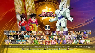 SSJ4 Goku & SSJ4 Vegeta VS Omega Shenron  - Dragon Ball FighterZ