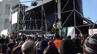 Пятое "народне віче" Выступление О.Турчинова Евромайдан в Киеве 2013