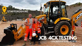 Testing The New JCB 4CX | JCB Test Centre | JCB Demonstration Quarry | LifeBehindTheLevers | JCB HQ